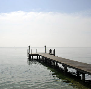 Pier over sea