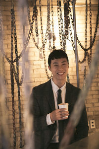 Portrait of a smiling young man