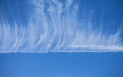 Low angle view of clouds in sky