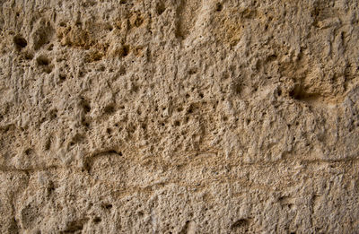 Close-up of stone wall