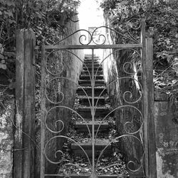 Close-up of metallic structure