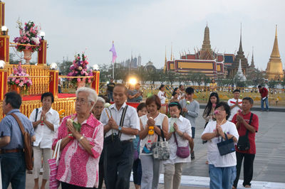 Group of people in traditional clothing