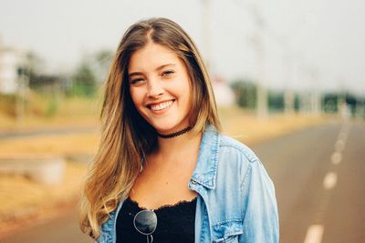 Portrait of young woman