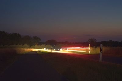 Road at night