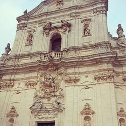 Low angle view of statue