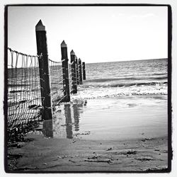 Pier on sea