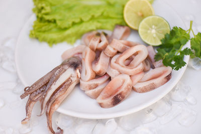 Close-up of food in plate