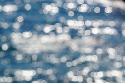 Defocused image of sea