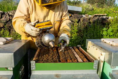 Man working in industry