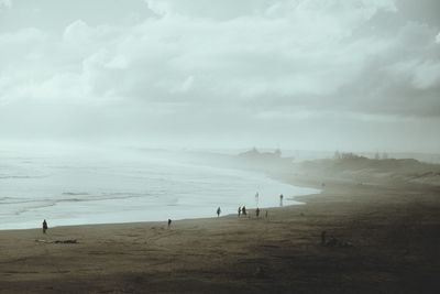 Group of people on beach