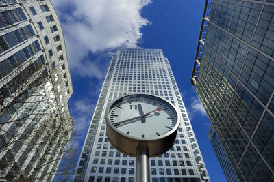 Low angle view of buildings against sky