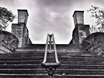 Low angle view of built structure against the sky