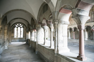 Corridor of historic building