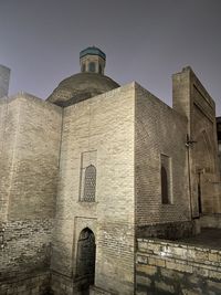 Low angle view of building against sky