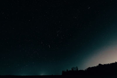 Geminids meteors shower in spain