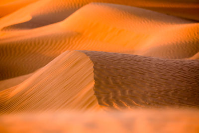 Close-up of sand dune