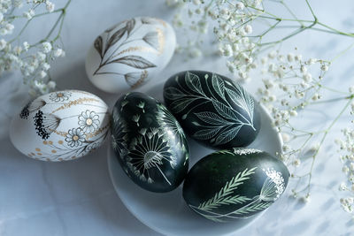 Close-up of christmas decorations