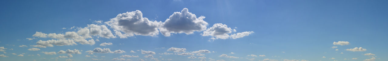 Low angle view of clouds in sky