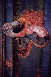 Close-up of rusty metal