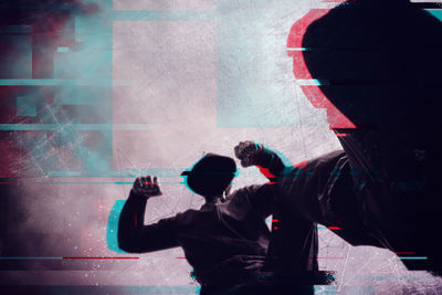 People photographing at camera