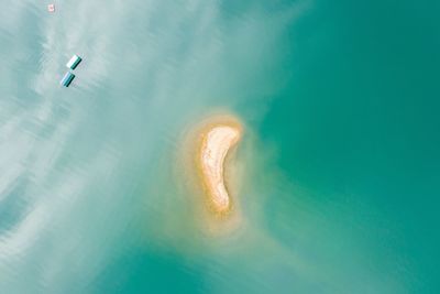 High angle view of swimming pool