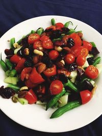 Close-up of salad in plate