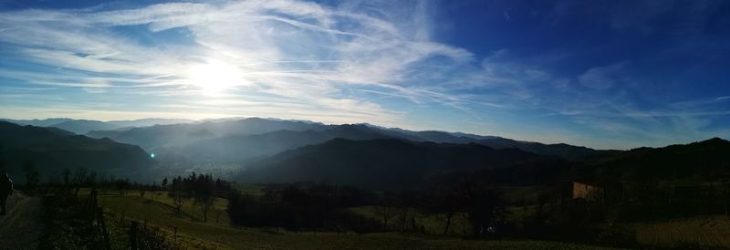 Panoramic view of landscape against sky