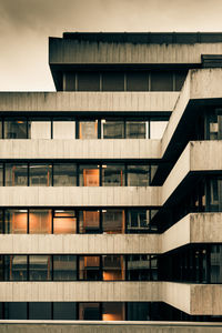 Low angle view of building against sky