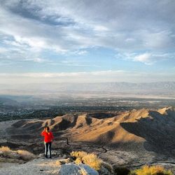 Man standing on mountain