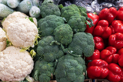 Full frame shot of vegetables for sale