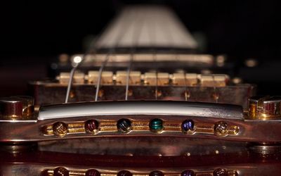 Close-up of guitar