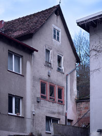 Low angle view of building against sky