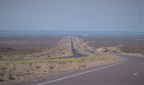 Scenic view of landscape against clear sky