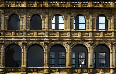 Low angle view of historical building