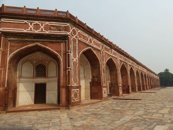 Low angle view of historical building against sky