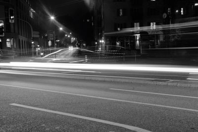 City street at night