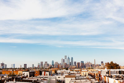 Cityscape against sky