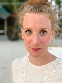 Portrait of a smiling young woman