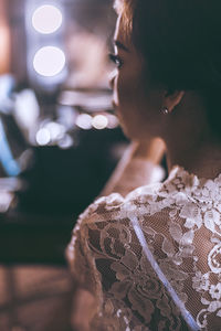 Portrait of woman looking at camera