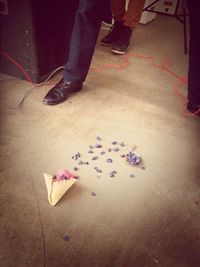 High angle view of building