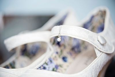 Close-up of faucet against blurred background