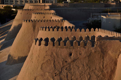 Wall of khiva fortress