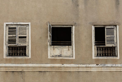 Full frame shot of window of building