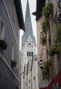 Low angle view of buildings against sky