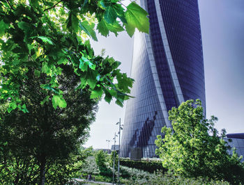 Low angle view of building against sky