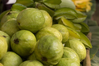 Close-up of fruits in market