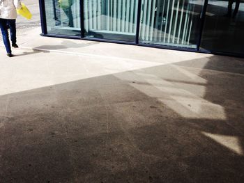 Close-up of woman in background