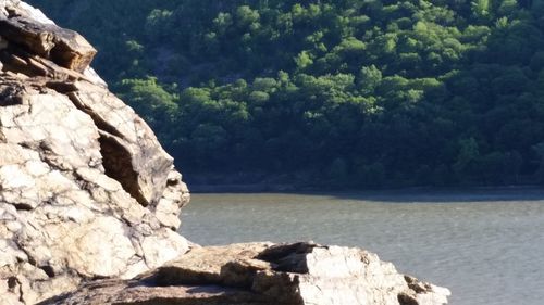 Rocks in sea