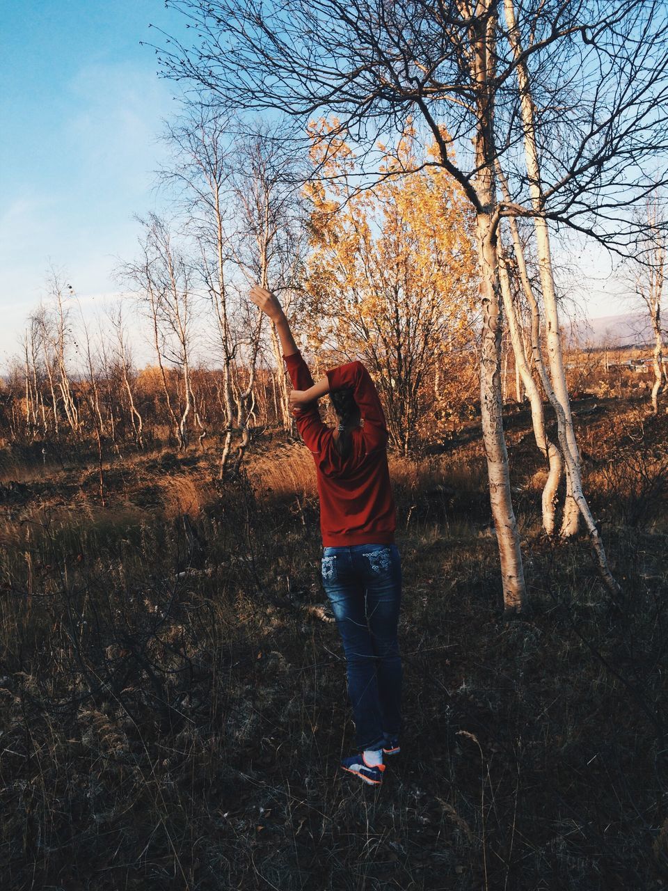 GIRL PLAYING IN PARK