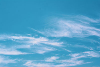 Low angle view of clouds in sky